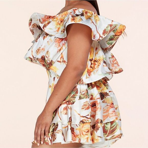 ❤️LOW STOCK! NEW L’atise by Amy Plus Size 2-Piece Shorts Set - Picture 4 of 10